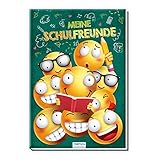 TRÖTSCH - Meine Schulfreunde 'SMILE' | Freundebuch für Schulfreunde mit viel Platz für Erinnerungen: Freundebuch Schulfreunde Erinnerungsalbum