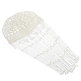 BESPORTBLE Perlhut Juwelen für Hochzeit Perlenkappe Kopfbedeckung Brautaccessoires Kopfbedeckung für Braut Modisch Frauen Hut Frauen Hüte Frauenhut Hüte Frauen Frauenhüte Plastik Weiß