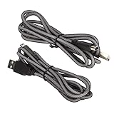 SENECESLI 3DS USB Ladekabel, Ersatz Ladekabel für 2DS 3DS 3DS XL New 3DS New 3DS XL New 2DSXL NDSI NDSI LL, Stromladekabel 1,5 M 4,9 Fuß, 2 Stück