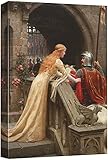 wall26 - God Speed von Edmund Leighton - Leinwanddruck, Wandkunst, berühmte Malerei-Reproduktion, 61 x 91,4 cm