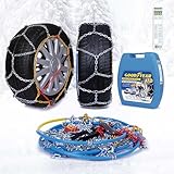 Goodyear 77938 Schneeketten 12 mm für SUV, Lieferwagen und Wohnmobil mit Selbstspannsystem, Größe 238