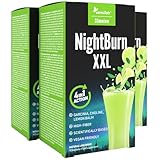 Garcinia Cambogia, Vitamin C, Vitamin B6, Zichorie, Cholin und Inulin - Reich an Ballaststoffen - 3x10 Beutel für 30 Tage - Mit Gratis E-Book - NightBurn XXL, Slimmium Sensilab