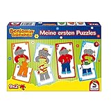 Schmidt Spiele Puzzle 56273 Benjamin Blümchen, Meine ersten Puzzles, 9x2 Teile
