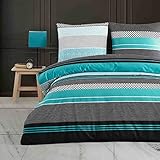 Buymax® Bettwäsche 135x200 100% Baumwolle 2-Teilig Bettbezug - Bettwäsche-Sets 135 x 200cm mit 1 mal Kissenbezug 80x80cm, ÖKO-TEX Renforcé-Bettdeckenbezug Set mit Reißverschluss