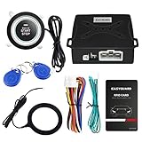EasyGuard Smart Schlüssel RFID Auto Alarm mit Smart Push Start Button & Touch Keyless Go System