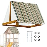 Ersatzmarkise Für Gartenschaukel - Wasserdicht 109x229 cm Markisenplane - Sonnenschutz Für Gartenbereich Haus Und Freizeit