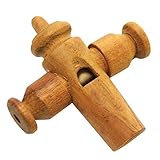 Sambapfeife aus Holz Trillerpfeife mit drei Löchern variierbar stabil klarer durchdringender Klang Samba Brasilien Percussion Weltmusik