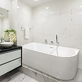 Marylo Eckbadewanne links, 170 cm, Acryl, modernes Design & ergonomischer Komfort