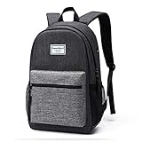 AspenSport Rucksack 18L hellgrau I stabiler Tagesrucksack I wasserabweisender Rucksack mit Reißverschluss I verstellbarer Backpack I ergonomischer Allround-Rucksack für Damen & Herren