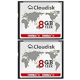 Cloudisk Pack von 2 Compact Flash Card (8GB)