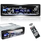 Autoradio mit CD DVD Player Bluetooth USB,1 Din RDS AutoRadio FM/AM Freisprecheinrichtung MP3 SD AUX von Hengweili