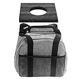 Bowlingtasche für eine Bowlingtasche – 1 Ball-Tragetasche | -Tragetasche mit gepolstertem Ballhalter | Tragetasche mit Netztasche, Bowling-Zubehör, kompakt und stilvoll