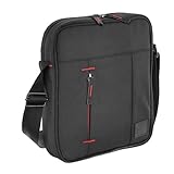 BARRENS Umhängetasche Herren Schultertasche Herren Crossbody Bag Herren, Wasserdichte Herren Business Tasche mit Tablet Fach, Herrentasche für Arbeit und Reisen Schwarz