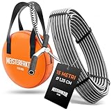 Meisterfaktur Rohrreinigungsspirale 3.0 [15m] - extra lang - Ideale Abflussspirale für eine umweltfreundliche Rohrreinigung - Die Rohrspirale für echte Heimwerker! (15 Meter - 1,25cm)