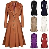 Damen Lang Mäntel Wintermantel Warm, Für Den Winter, Modisch, Reversjacke, Fleecejacke Lose Winterjacke Winter Warm Jacke Fleece Langarm Mantel Outwear