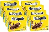 NESTLÉ NESQUIK Riegel, Cerealien mit Vollkorn-Weizen & Kakao, Müsli-Riegel To Go, mit Calcium, 8er Pack (à 4 x 25g)