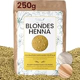 Henna Naturblond, 250 g – pflanzliche Haarfarbe Blond – Haarfarbe Blond – natürliche Haarpflege VIRHEA