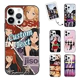 TBNMBGY Personalisierte Handyhülle für Samsung Galaxy S7 Edge Hülle 5.5'', Phone Case Kpop Star Blackpink Rose Jenny Lisa Muster Optionale Foto & Text Custom Schutzhülle TPU Stoßfest für Junge