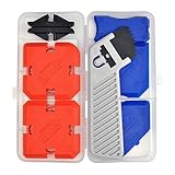 Cramer® Silikon Fugen-Set 7 I Zum Neuverfugen & Entfernen in Küche & Bad I Fugenglätter mit 16 Profilvarianten & Gleitschiene für alle Dichtungsmassen