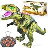 JOYIN Kinder LED Ferngesteuertes Dinosaurier Spielzeug, Elektronik T-Rex Dino Spielzeug mit Gehen, Brüllen, leuchtenden Augen und Kopfschütteln für Kleinkinder Jungen Mädchen