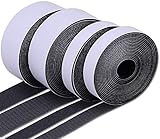 Magiccute 12M Klettband Selbstklebend Extra Stark, Doppelseitig Klebende mit Klettverschluss 20mm Breit Klebepad Flauschband und Hakenband für Wände und Boden,Tür,Gläser,Metalle