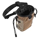 TOYANDONA Packtrainingshunde Hundespaziertasche Hundeleckerli Tasche Hundeleckerli Tasche Hundesnack Tasche Hundetaschen Abfall Snack Taschen Hundefutterhalter Hundesnack Tasche Hellbraunes