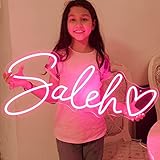 IbayNawi Neon Schild Personalisiert Neon sign personalisiert led schriftzug für Dekoration Personalisierte Leuchtschilder für Hochzeit Geburtstag Party Geschenk
