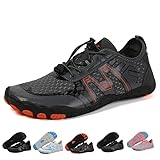 Wasserschuhe für Damen und Herren, Wanderschuhe, Barfuß-Zehenschuhe, Paar schnell trocknende Schwimmschuhe, atmungsaktiv, bequem, Strandschuhe, Watschuhe, Outdoor-Sneaker, Surfen, Straße, Spaziergang,