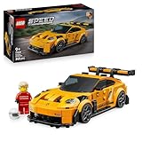 LEGO Speed Champions Porsche 911 GT3 RS Supersportwagen - Spielzeugauto mit 1 Minifigur zum Sammeln und Ausstellen - Kreatives Geschenk für Jungen, Mädchen ab 9 Jahren und Sportwagen Fans - 77239