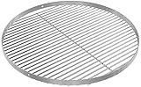GriHero Edelstahl Grillrost Rund für Schwenkgrill, Ø 50 cm Grillgitter mit 3 Aufhängungsbohrungen BBQ Grill Rost für Weber Kugelgrill Holzkohle Zubehör