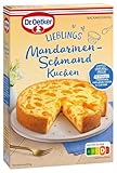 Dr. Oetker Mandarinen-Schmand Kuchen, 6er Pack Kuchen-Backmischung für fruchtig-frischen Geschmack, Kuchenmischung für einfache Zubereitung & gelingsicheres Backen, 6 x 460 g