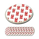 NEMAXX® 10x NX1 Quickfix Magnet Halterung Magnetbefestigung Magnethalterung für Rauchmelder/Funkrauchmelder/Rauchmelder