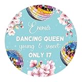 Tortenaufleger Muffinaufleger - DANCING QUEEN | Fondant PREMIUM, Oblate PREMIUM, Dekorpapier PLUS | 4-20 cm | PERSONALISIERT & VORGESTANZT