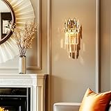 Vrygle Luxus Vintage Kristall Wandleuchte 35 * 18 * 11CM