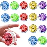 ZOYDP 15 Stück YoYo Kinder, JoJo Leuchtend, YoYo Kinder mit Licht Kunststoff JoJo Licht JoJo Leuchtend Kinder für Anfänger Geburtstag Party Gastgeschenk Mitgebsel Klassenzimmer Preise Zufällige Farben