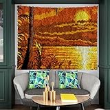SZKBEUO 40 x 70 cm Knüpfteppich zum Selber KnüPfen, Knüpfen Set Erwachsene Tapisserie Teppich KnüPfen Set Erwachsene Kreuzstich Set Knüpfen Set Für Erwachsene KnüPfset KnüPfen Set