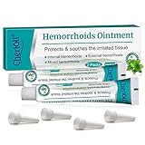 Hämorrhoiden Salbe|Hämorrhoiden Creme,für die intensive Haut-Pflege, 20g*2 Hilfsröhre x4