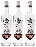 Loukatos Ouzo mit Kaffeegeschmack 3x 0,7l | Ouzo Coffee | 38% Vol. | + 20ml Jassas Olivenöl