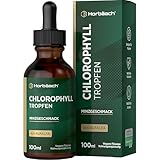 Chlorophyll Tropfen 100ml aus reinem Alfalfa | Vegane Chlorophyll Liquid | Hochdosiert & ohne Konservierungsstoffe | Horbaach