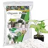 HAINANSTRY Bio-Perlit für Pflanzen, verbessert die Bodenentwässerung und Belüftung, perfekter Perlit für Pflanzen im Innen- und Außenbereich, Gartenbauperlit für Gartenarbeit, perfekt für Blumenerde
