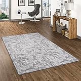 Snapstyle Designerteppich Strong Hellgrau Trend in 24 Größen