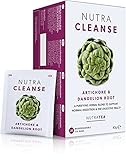 Nutra Tea Nitracleane – Detox-Tee reinigt Tee, hilft Verstopfung zu lindern und die Verdauung zu fördern – inklusive Löwenzahnwurzel und Artischocke – 120 umhüllte Teebeutel – von Nutra Tea –