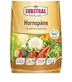 Substral Naturen Hornspäne, 5kg, natürlich organischer Stickstoffdünger mit Sofort- und bis 20 Wochen Langzeitwirkung