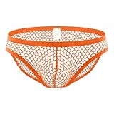 JISUXIAB Netz Tanga Männer Durchsichtige Trunk Transparent Sissy Dessous Sportslip Netz Slip Männer Atmungsaktiv Sexy Reizwäsche Weiche String Erotisch Unterhosen Sommer