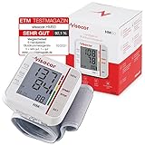 Visocor 22060 Hm60 Blutdruckmessgerät Handgelenk einfach, Präzise und Sicher Blutdruck messen, 1 Stück (1er Pack)