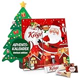 KÄGI Adventskalender | Limitierte Weihnachtsedition mit Minis, Praliné des Alpes & Riegeln | Schokowaffeln in verschiedenen Sorten | Schweizer Schokoladen-Spezialität | Ideal als Geschenk