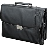 Alassio 92434 - Aktentasche CANTANA, aus Lederimitat, ca. 40 x 32 x 13 cm, schwarz