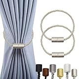 OCIOLI 2 Pack magnetischen Vorhang Krawattenhalter Vorhang Krawattenhalter Vorhang Krawatten mit dickeren Twist Rope & Starke Magnet Krawatte zurück für Vorhänge