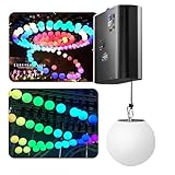 LED-Bühnenbeleuchtung Ball mit DMX-Steuerung, Sprachaktivierung und Master-Slave-Modus für dynamische Indoor-Events und Partys