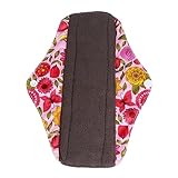 Healeved 6St waschbare Damenbinde Teenager Zeitraum kabellos Liner Männer Unterlage Wiederverwendbare Menstruationspads Bambuskohle-Slipeinlagen Damen Accessoires Bambus-Aktivkohle-Pad